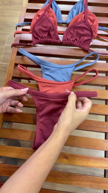 Video de Biquíni Ana (cortininha + fita)