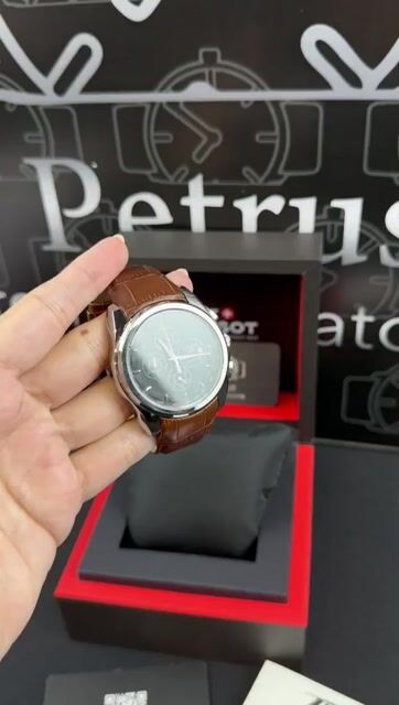 Video de Tissot chronograph 41mm - AÇO/MOSTRADOR PRETO - COURO