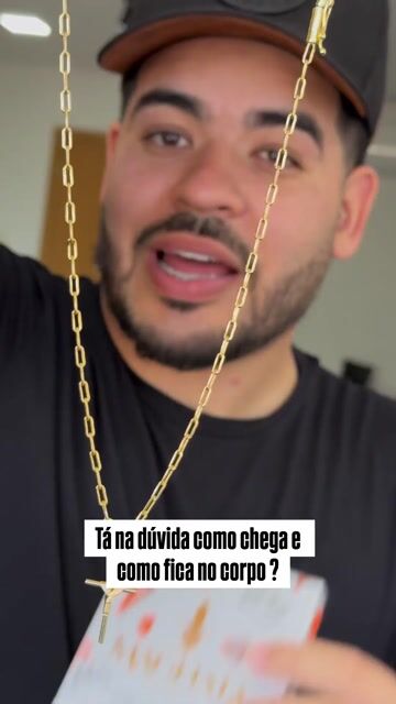 Video de Kit Corrente Cadeado Alongado 2mm + Pingente Cruz Fio Trançado