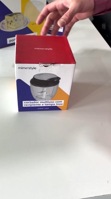 Video de Cortador Multiuso Manual Mimo Style 900ml com Recipiente e Tampa Inox
