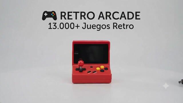 Video de Mini Consola M8 retroarcade 13 mil Juegos Retro version 32gb