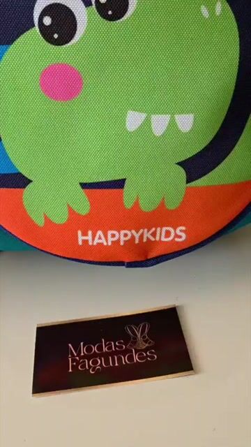 Video de Mochila Infantil 2-7 anos Em Nylon Oxford Resistente à Água