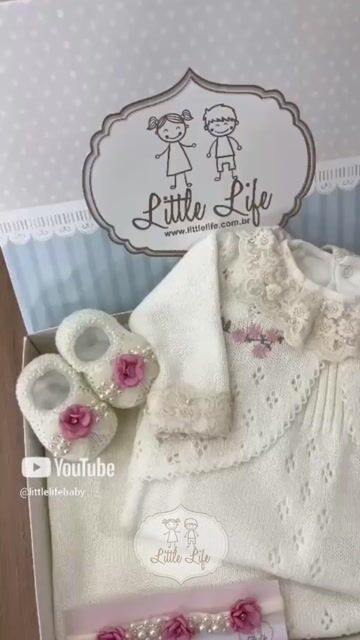 Video de Kit Saída de Maternidade Jasmim Off White - 6 peças