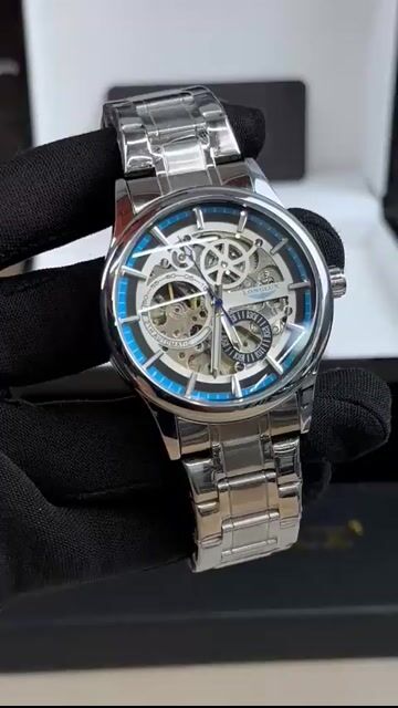 Video de Longlux Automatic 42mm - AÇO/MOSTRADOR SKELETON