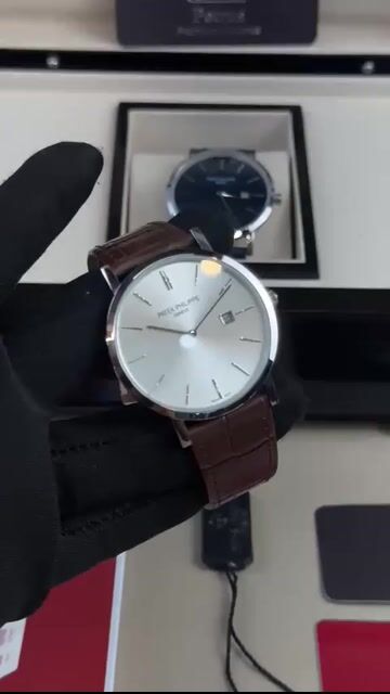 Video de Patek Philippe Slim 40mm - AÇO/MOSTRADOR BRANCO