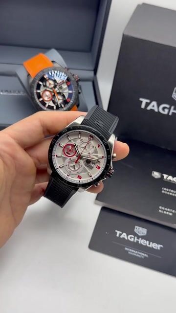 Video de TAG Heuer Carrera RedBull 47mm - AÇO/MOSTRADOR BRANCO - SILICONE