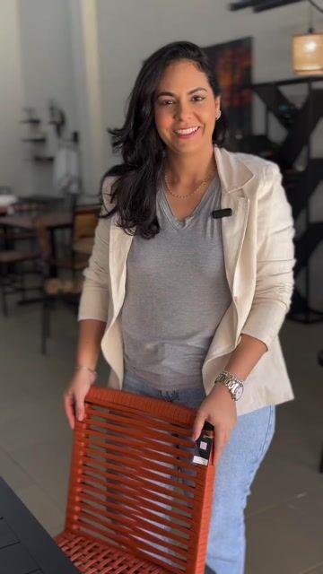 Video de Cadeira Guarujá em Alumínio e Corda Náutica | Cadeira Moderna para Área Gourmet, Varanda e Jardim