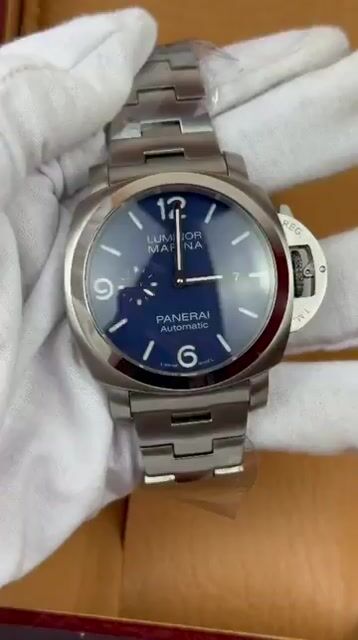 Video de Panerai Luminor Marina - 44mm - Aço/Mostrador Azul