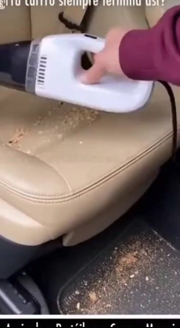 Video de Aspiradora de Mano Portátil – Limpieza para Carro y Hogar - 60W