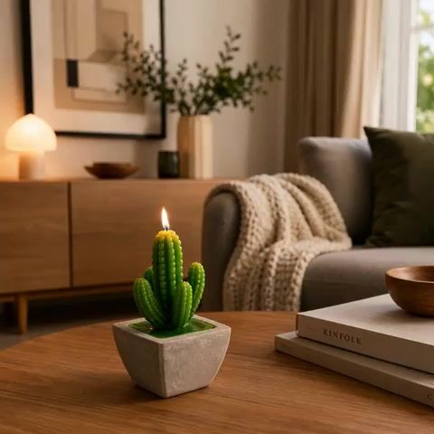 Video de Vela maceta Cactus Clasico