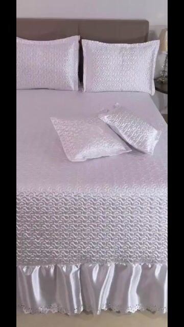 Vídeo de Cobreleito Athena Queen 05 pçs Branco