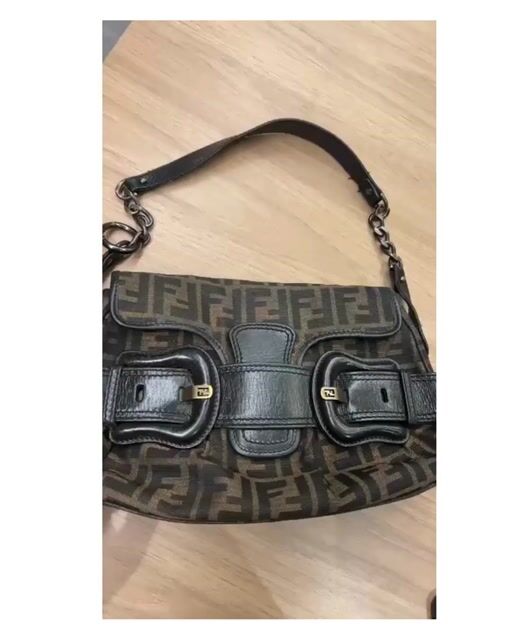 Vídeo de Bolsa Fendi Tobacco Zucca Canva