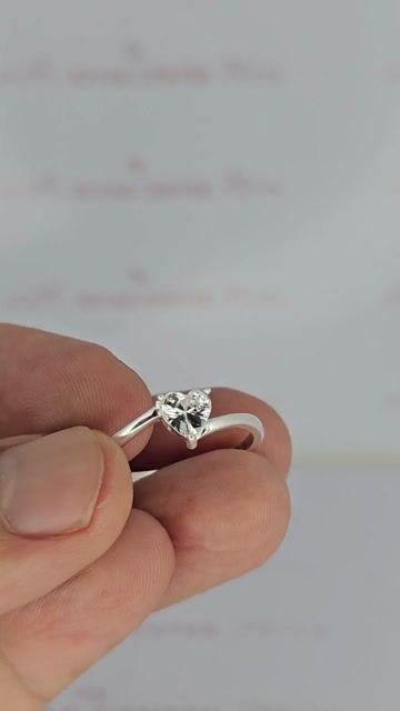 Video de Anillo Compromiso Corazon Plata 925 Mcs- Z123 - C2313