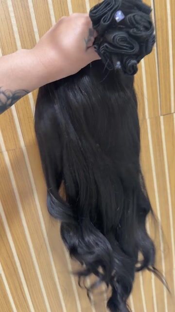 Vídeo de Castanho escuro liso ondulado