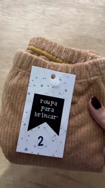 Video de Calça Legging Infantil Veludo Caramelo