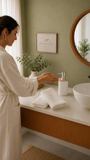 Video de Combo Baño 2 Toallas De Mano + Dispenser Bamboo