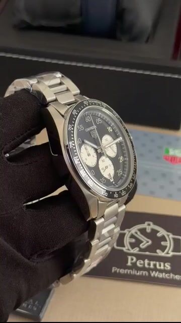 Video de TAG Heuer Carrera 43mm - AÇO/MOSTRADOR PRETO