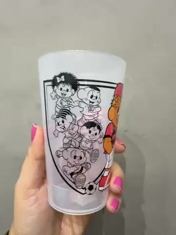 Vídeo de Copo Translúcido Jeremias e Turma Flamengo 330 ml