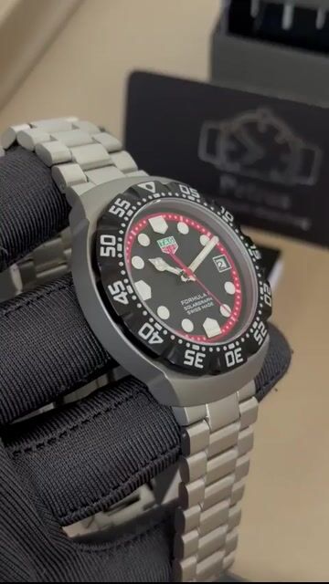 Video de TAG Heuer Fórmula 1 Solargraph 38mm - AÇO/MOSTRADOR PRETO