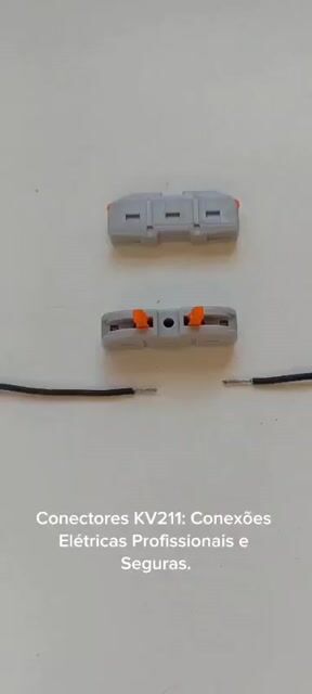 Vídeo de Conector Emenda Rápida Pac 10pçs Con0620