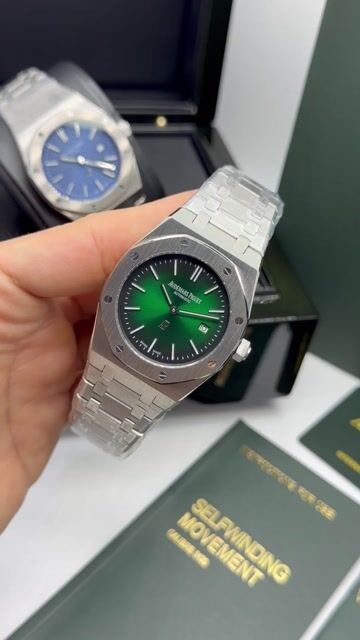 Video de Audemars Piguet Royal Oak 42mm - AÇO/MOSTRADOR VERDE