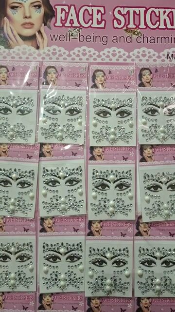 Video de Pack x20 Sticker Face Strass