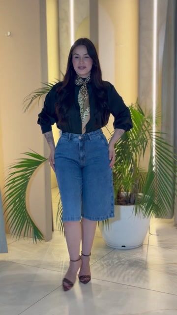 Video de Jorts Alongado Jeans - REF BD7378