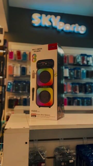 Video de Parlante Portatil Colorfull Led 4hs 8wx2 Con Microfono