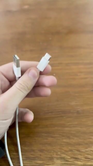 Video de Cable Usb-a A Usb-c Carrello 1 Metro Carga Rápida Blanco