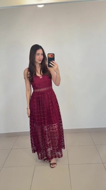 Video de VESTIDO LONGO RENDA