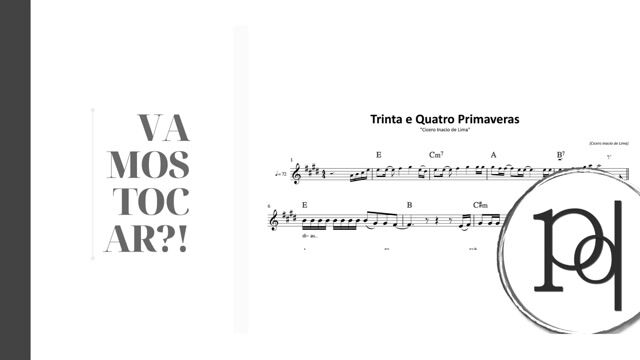 Vídeo de Trinta e Quatro Primaveras · Cicero Inacio de Lima