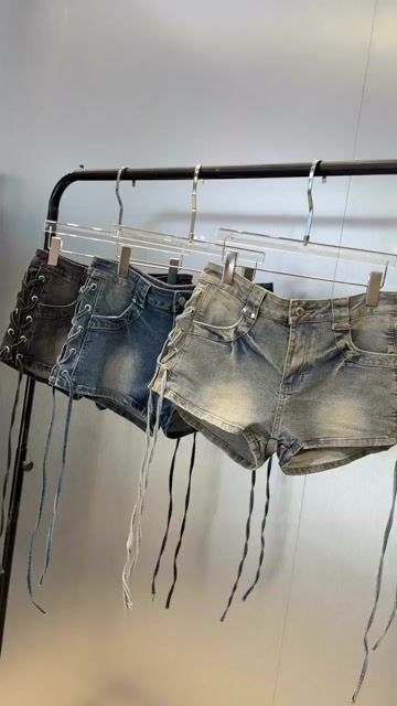 Vídeo de Shorts Jeans Amarração