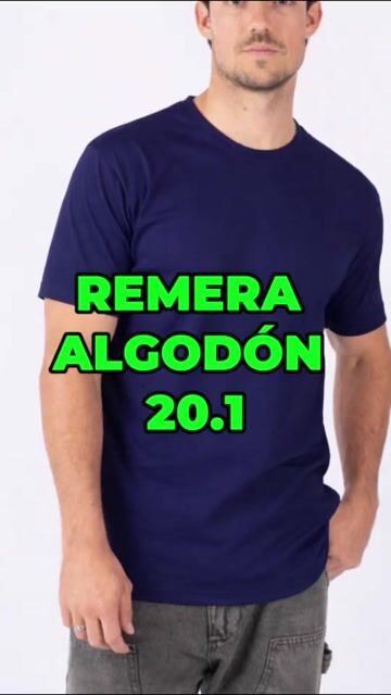 Video de REMERA ULTRA ALGODON PEINADO 20.1