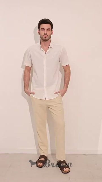 Video de Pantalón sastrero lino Viggo arena
