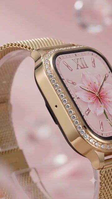 Video de Smartwatch MK88 Llamadas Bluetooth IP68 Mujer Malla de regalo