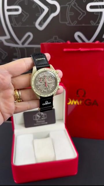 Video de Omega Speedmaster 40mm - RESINA/MOSTRADOR MARRROM - NYLON