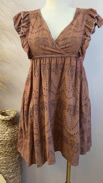 Video de Vestido Curto de Laise 100% Algodão Cod:30