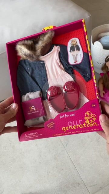 Video de Conjunto de Campera de jean con vestido y calzas