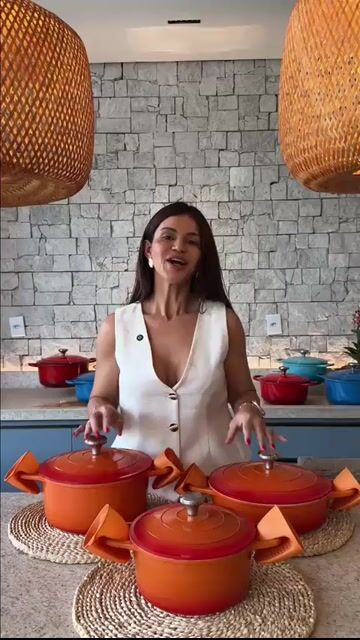 Video de Jogo de Panelas 3 peças Amalfi cor Laranja