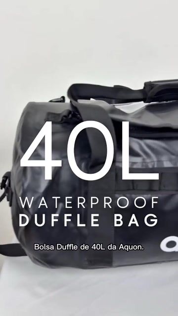 Vídeo de Bolsa Waterproof Duffle Bag 40L