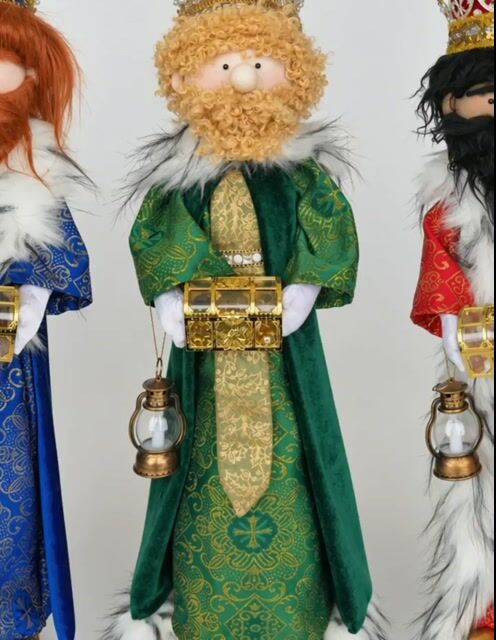 Video de Muñecos Reyes Magos Navideños Decorativos - 70 cm