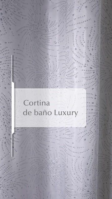 Video de Set De Baño Luxury 13 Piezas Spiral Cortina + Ganchos Jean Cartier