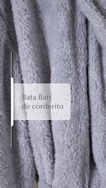 Video de Bata Bari De Corderito Para Adultos -Jean Cartier-