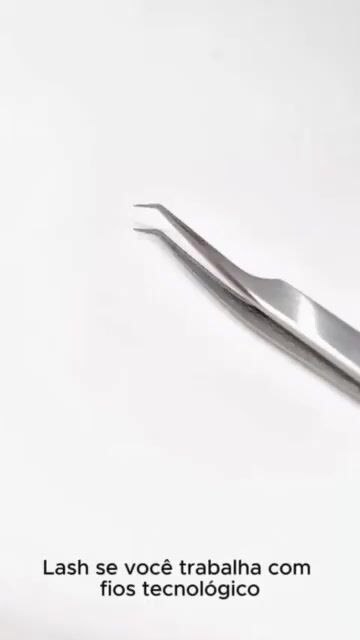 Video de Pinça Extensão de Cílios 45º Fios Tecnológicos Autoclavável