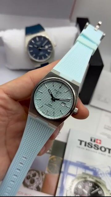 Video de Tissot PRX Powermatic 40mm - AÇO/MOSTRADOR AZUL - SILICONE