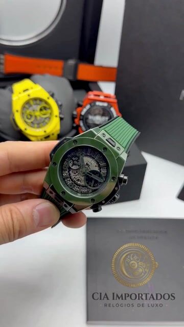 Vídeo de Big Bang Relógio Premium Verde Masculino | CIA IMPORTADOS