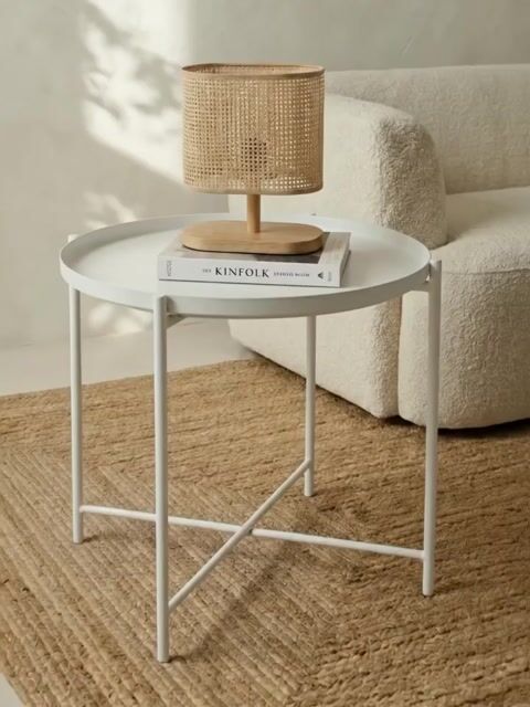 Video de Mesa Basic de Metal Blanco GH-0263BL