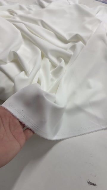 Vídeo de Corte 3m Tecido Alfaiataria Sarjada - Off White - LD C8