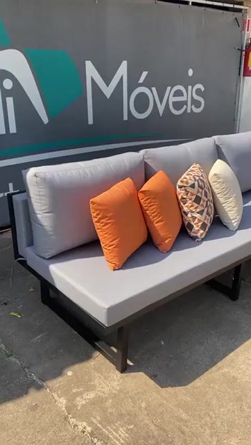 Vídeo de CONJUNTO SOFÁ TROIA EM ALUMINIO