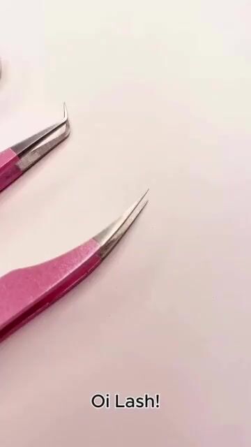 Video de Kit 3 Pinças Extensão de Cílios Profissional Alta Precisão em Aço Japonês